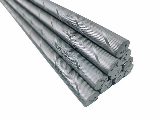13.0g/Cm3-15.58g/Cm3 Barre à filetage en tungstène en spirale avec deux trous de refroidissement