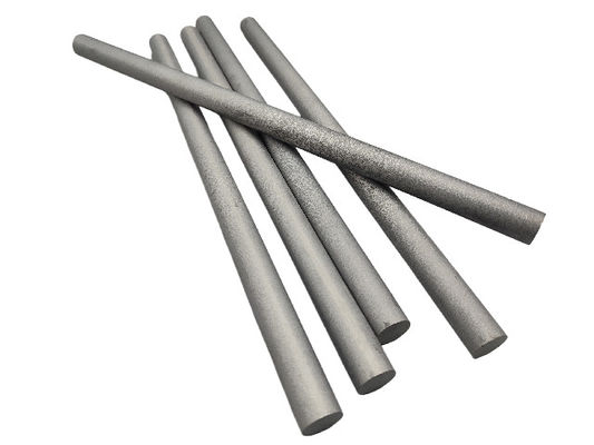 Barres métalliques en carbure de tungstène d'argent à structure cimentée solide résistante aux chocs